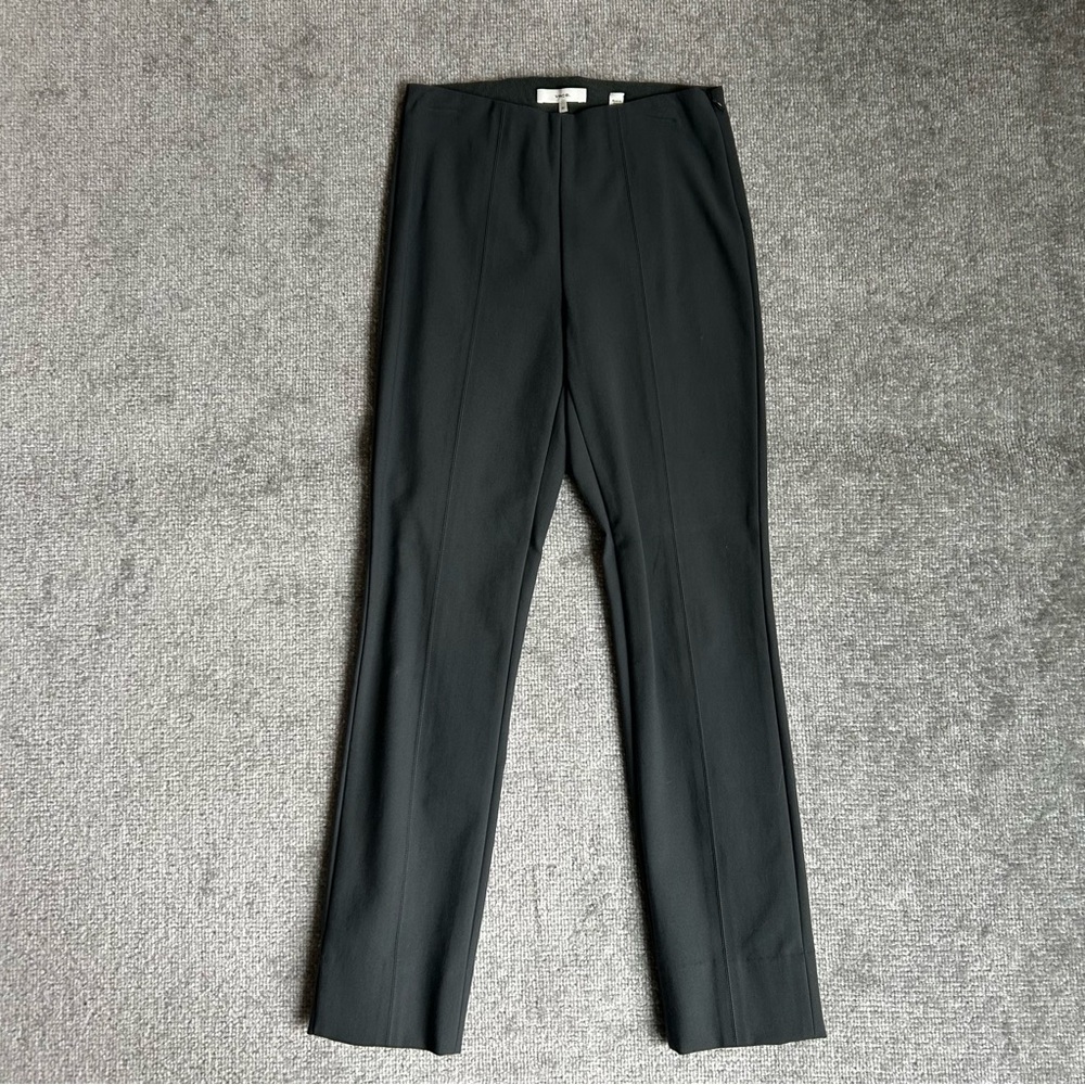 NWOT Vince Bobbi High-Rise Stitch-Seam Ponte Dark Grey Legging Pants, Size XS - Picture 5 of 16